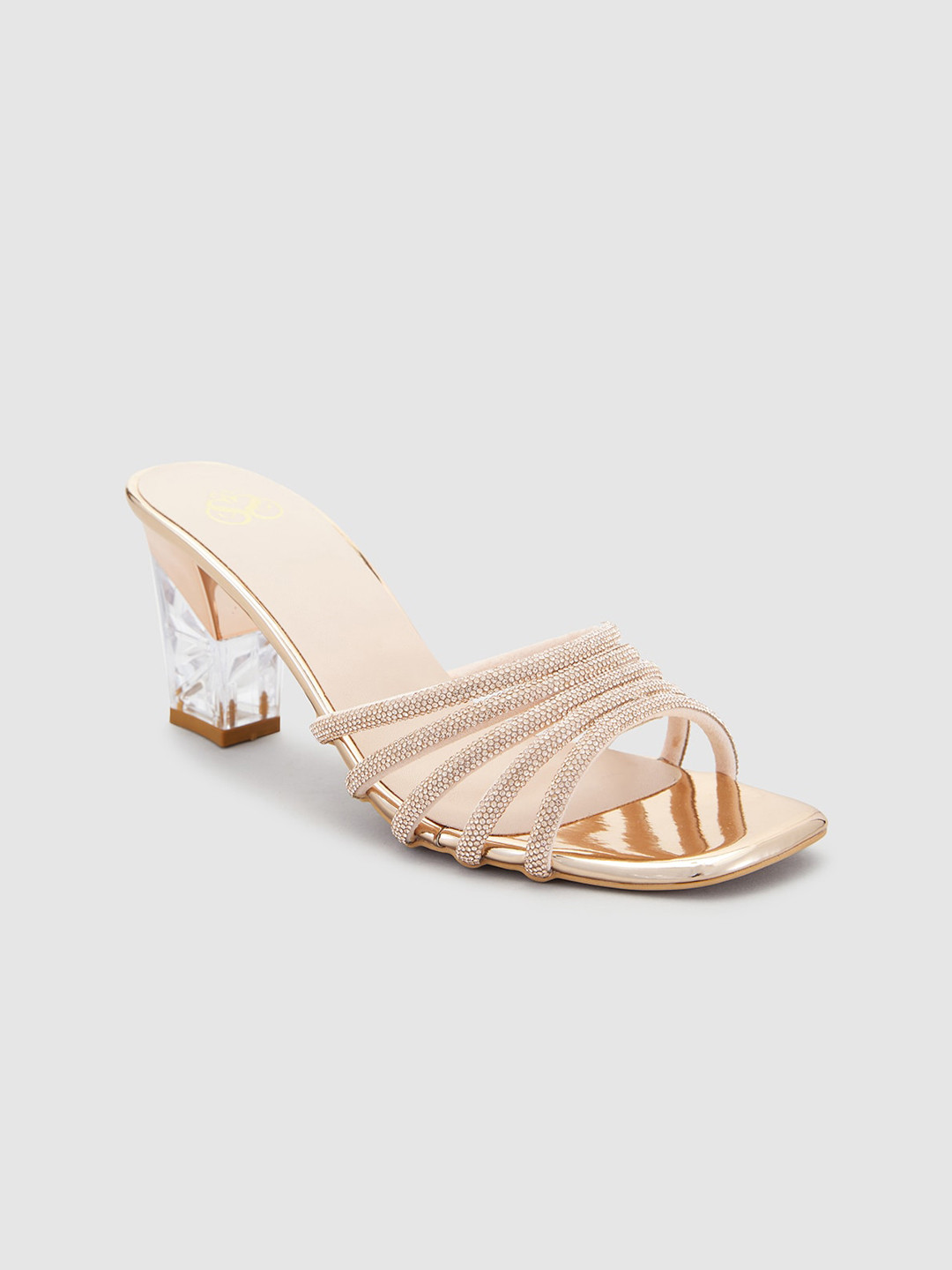 Sole To Soul Embellished Block Heels