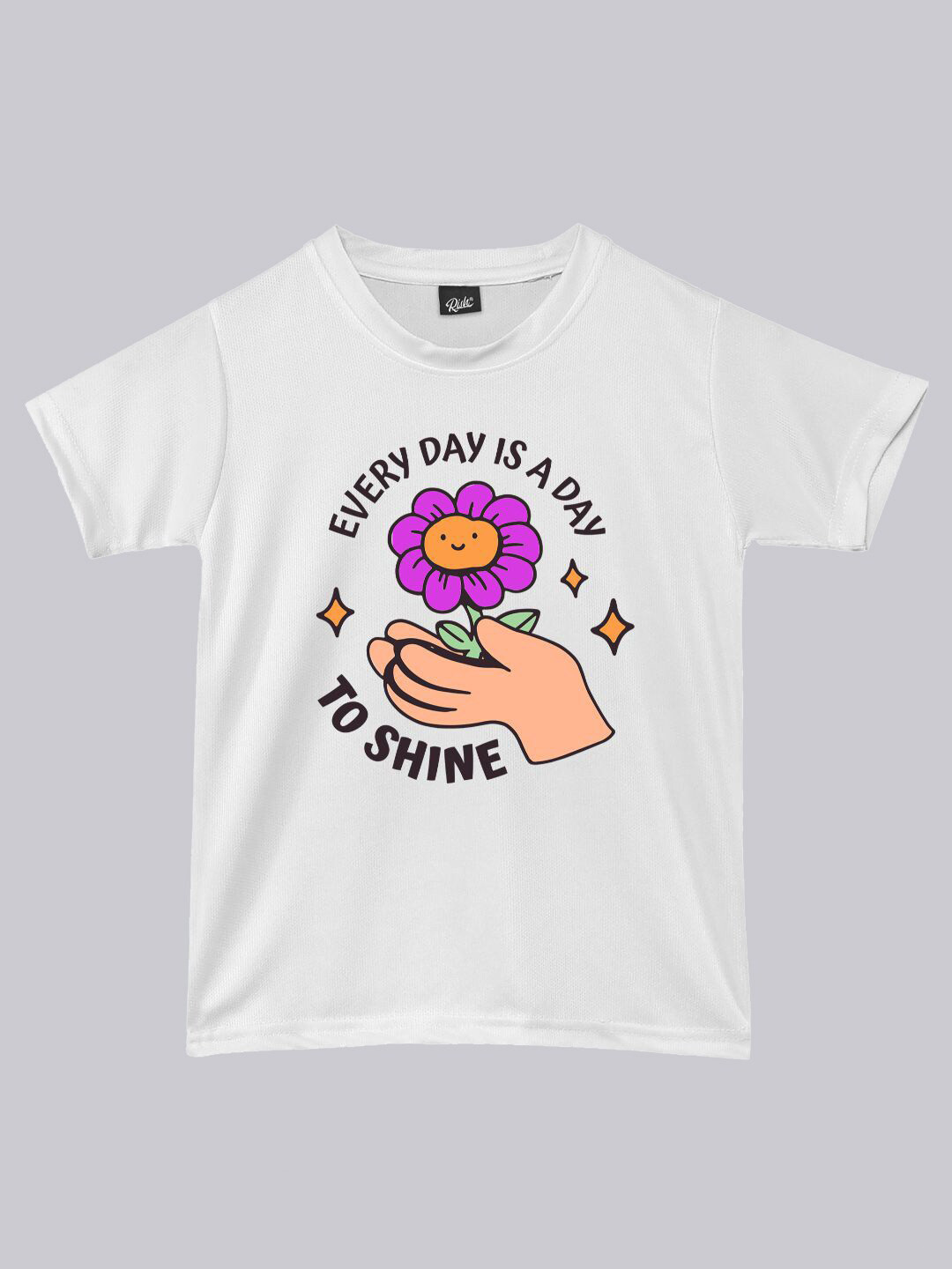 RISH Kids Graphic Printed Round Neck Dry Fit T-shirt