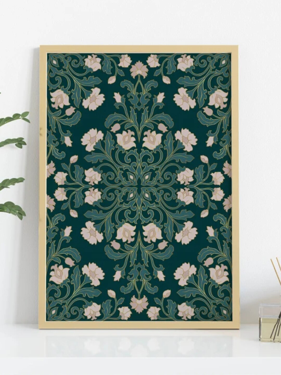 INDIAN CLASSIC ART Madhubani Painting Frame Wall Art