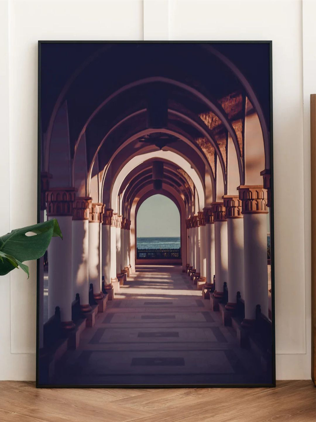 INDIAN CLASSIC ART Beige & Brown Indian Classic Framed Wall Painting Wall Art