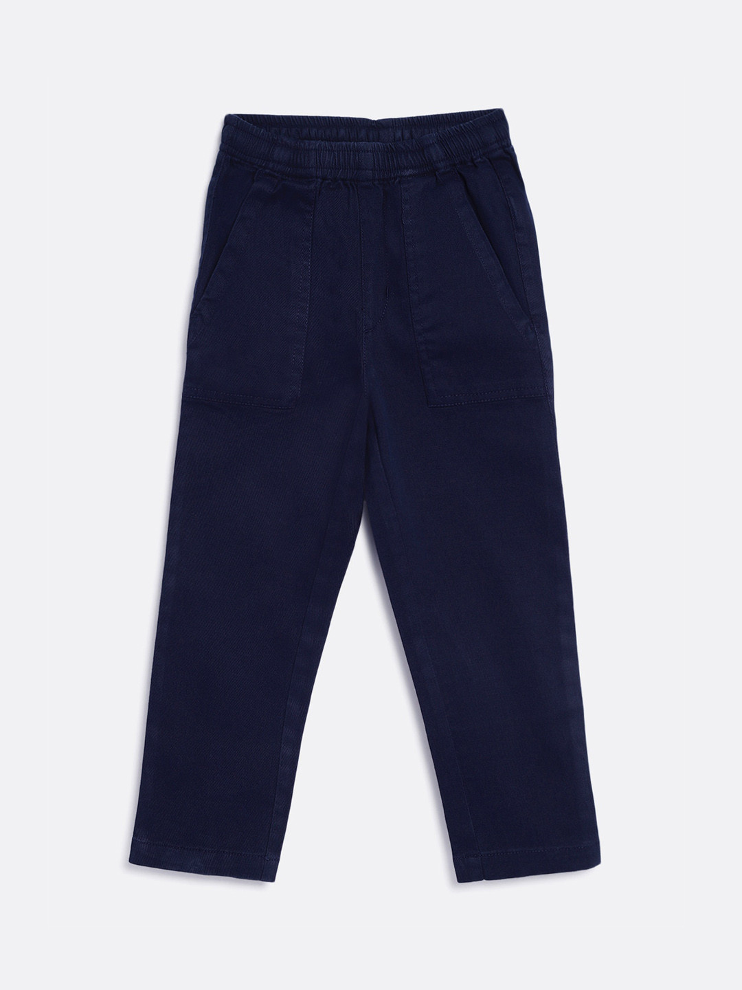 Campana Boys Mid-Rise Plain Cotton Trousers