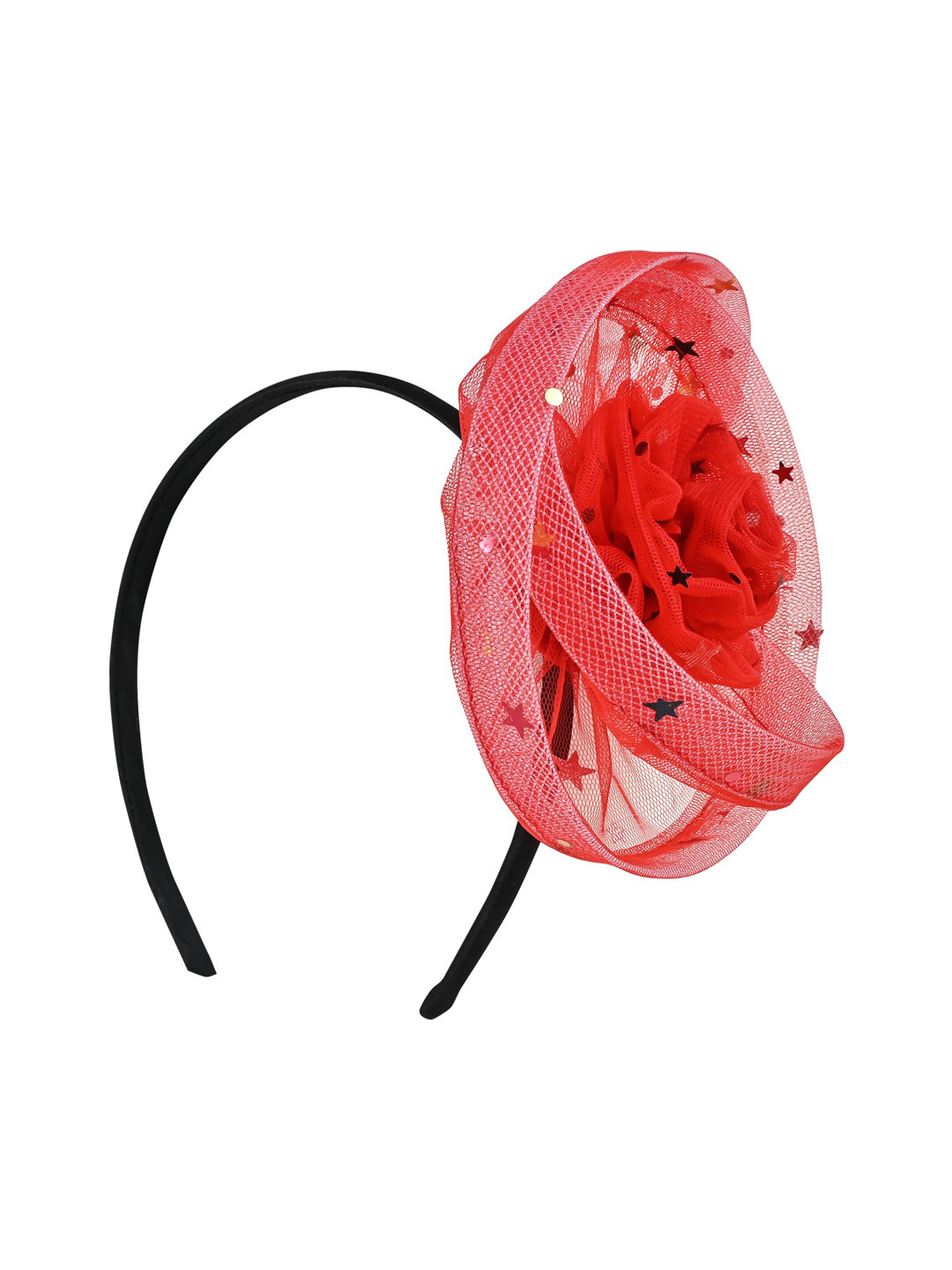 Aye Candy Kids Girls Floral Net Fascinator Hairband