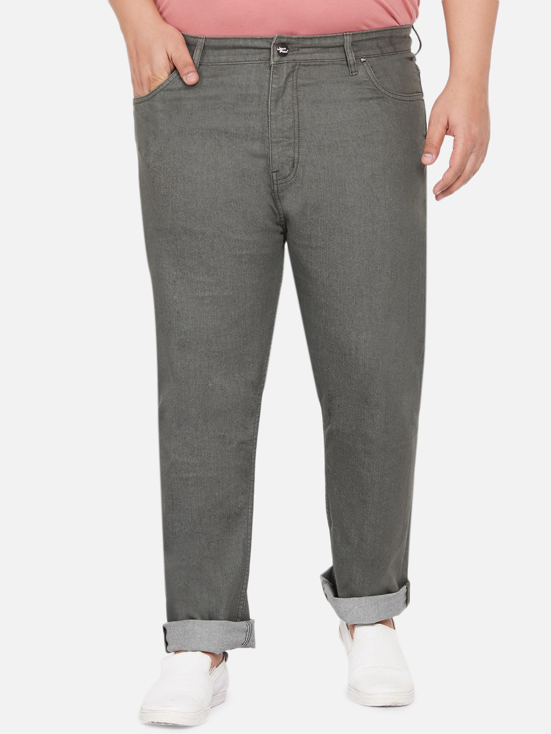 John Pride Men Plus Size Regular Fit Stretchable Cotton Jeans