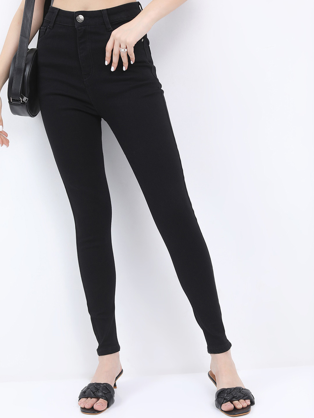 Tokyo Talkies Women Skinny Fit High-Rise Stretchable Jeans