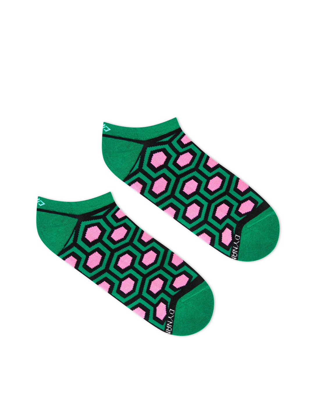 Dynamocks Patterned Anti-Microbial Knitted Shoe Liner Socks