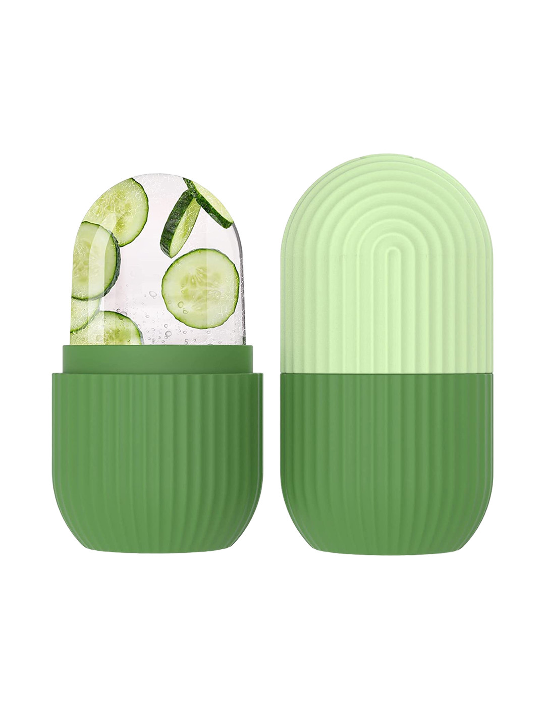 Getmecraft Silicone Ice Facial Roller for Face & Eye - Green