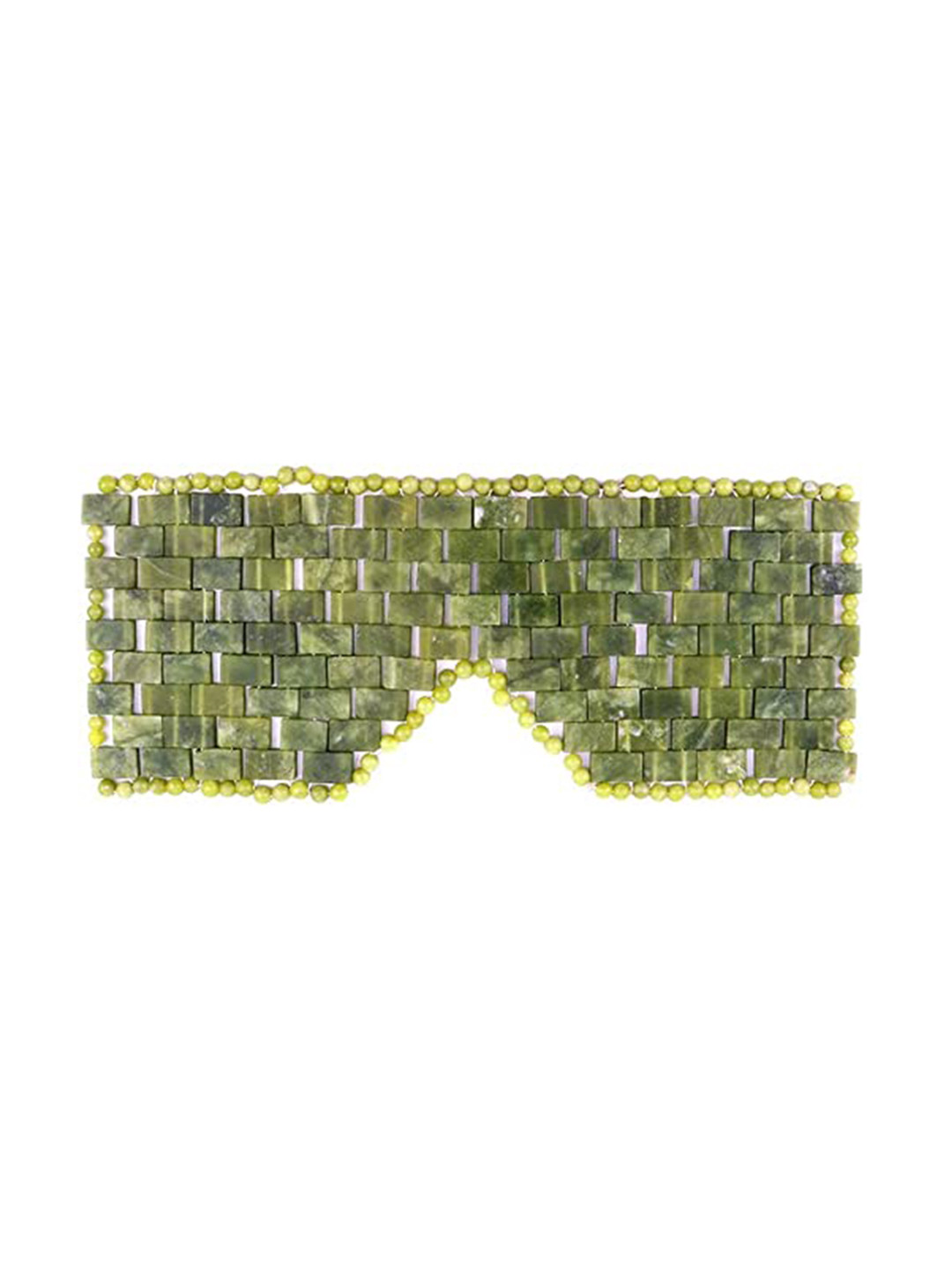 Getmecraft Jade Stone Eye Mask For Puffy Eyes & Anti-Aging Support - Green