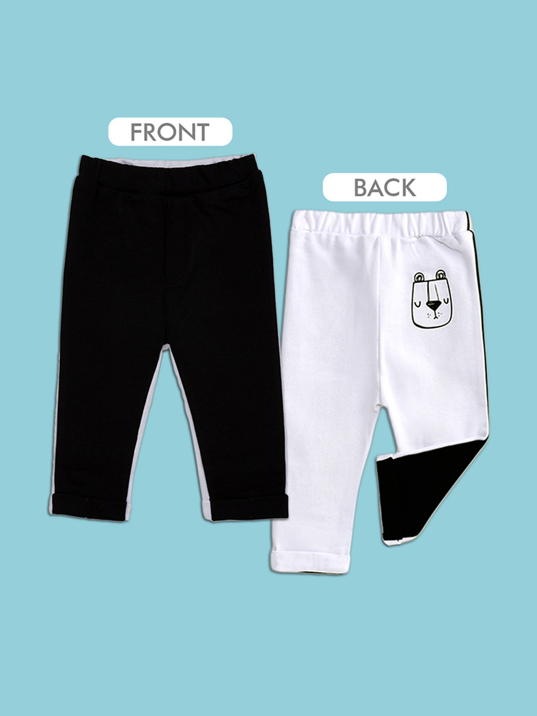 Fancy Fluff Infants Boys Regular Fit Mid-Rise Pure Cotton Chinos