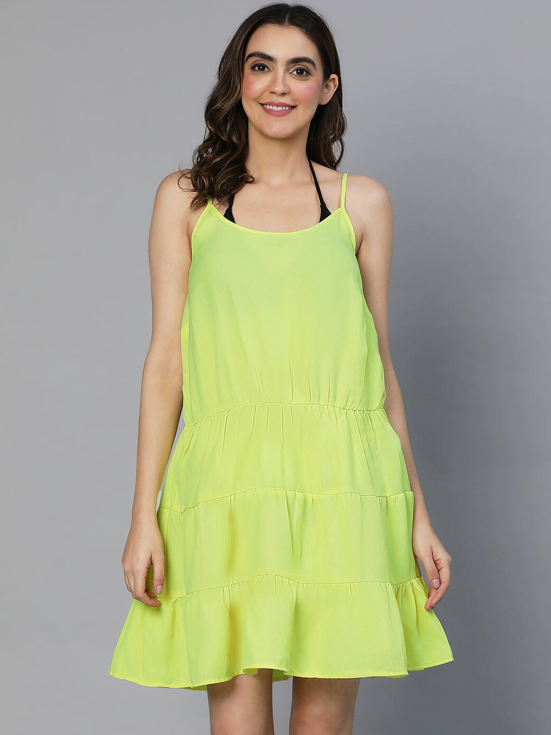 Oxolloxo Women Shoulder Straps Beachwear Dress