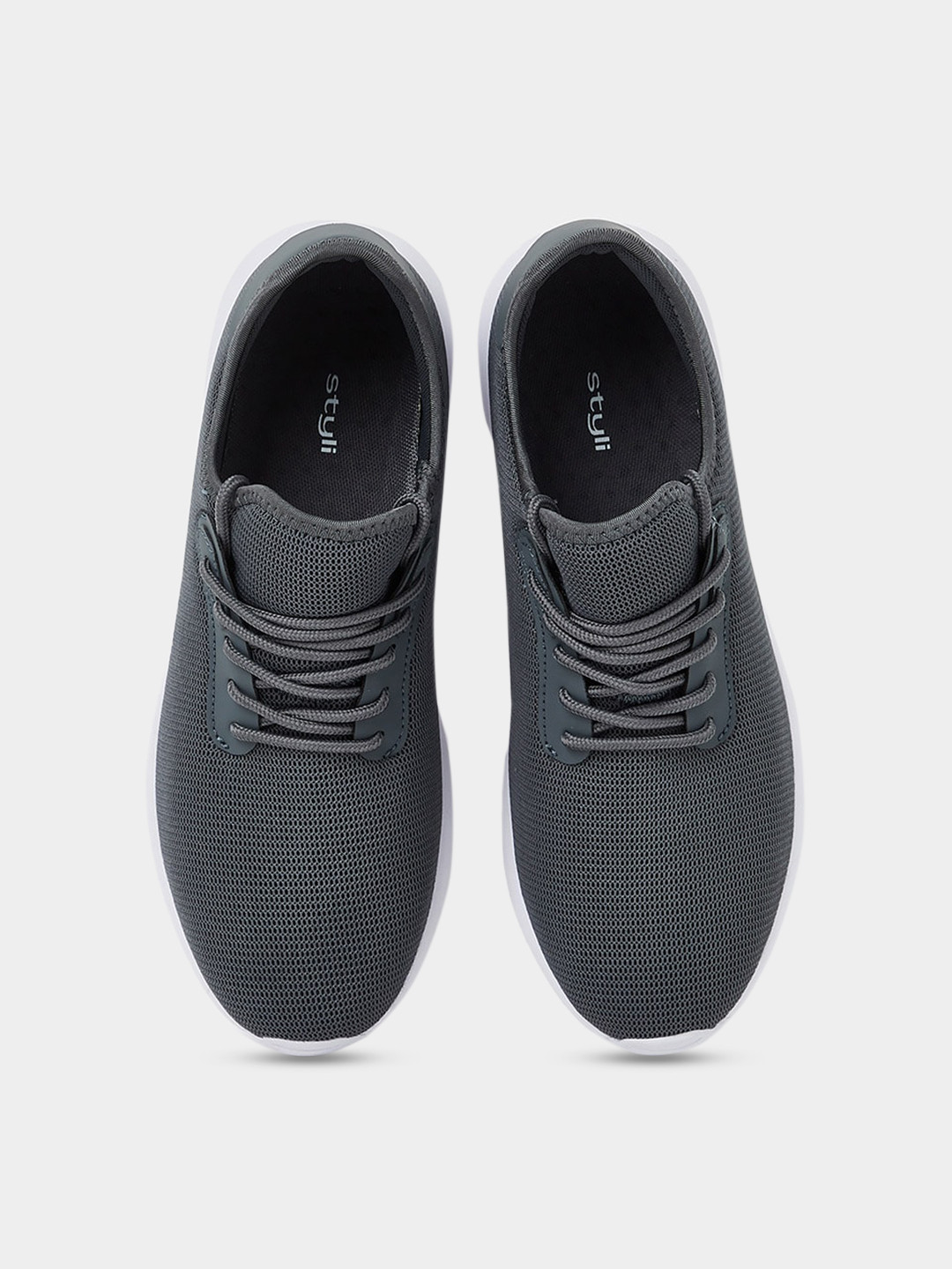 Styli Men Cloud Walkers Knitted Regular Sneakers