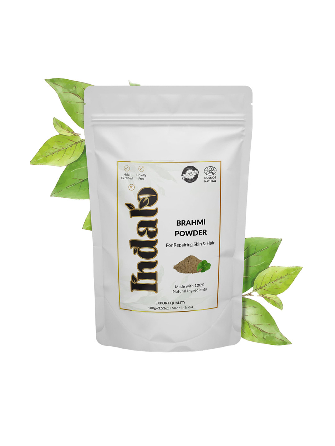INDALO Natural Brahmi Powder for Skin & Hair Repair - 100 g