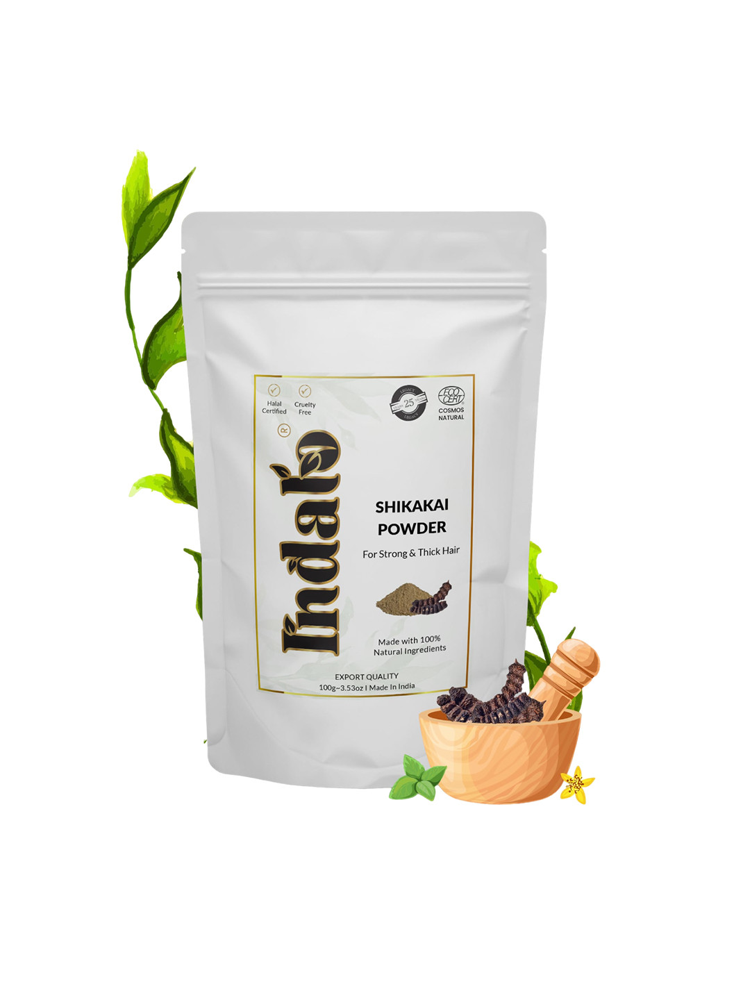 INDALO Shikakai Powder for Strong & Thick Hair - 100 g