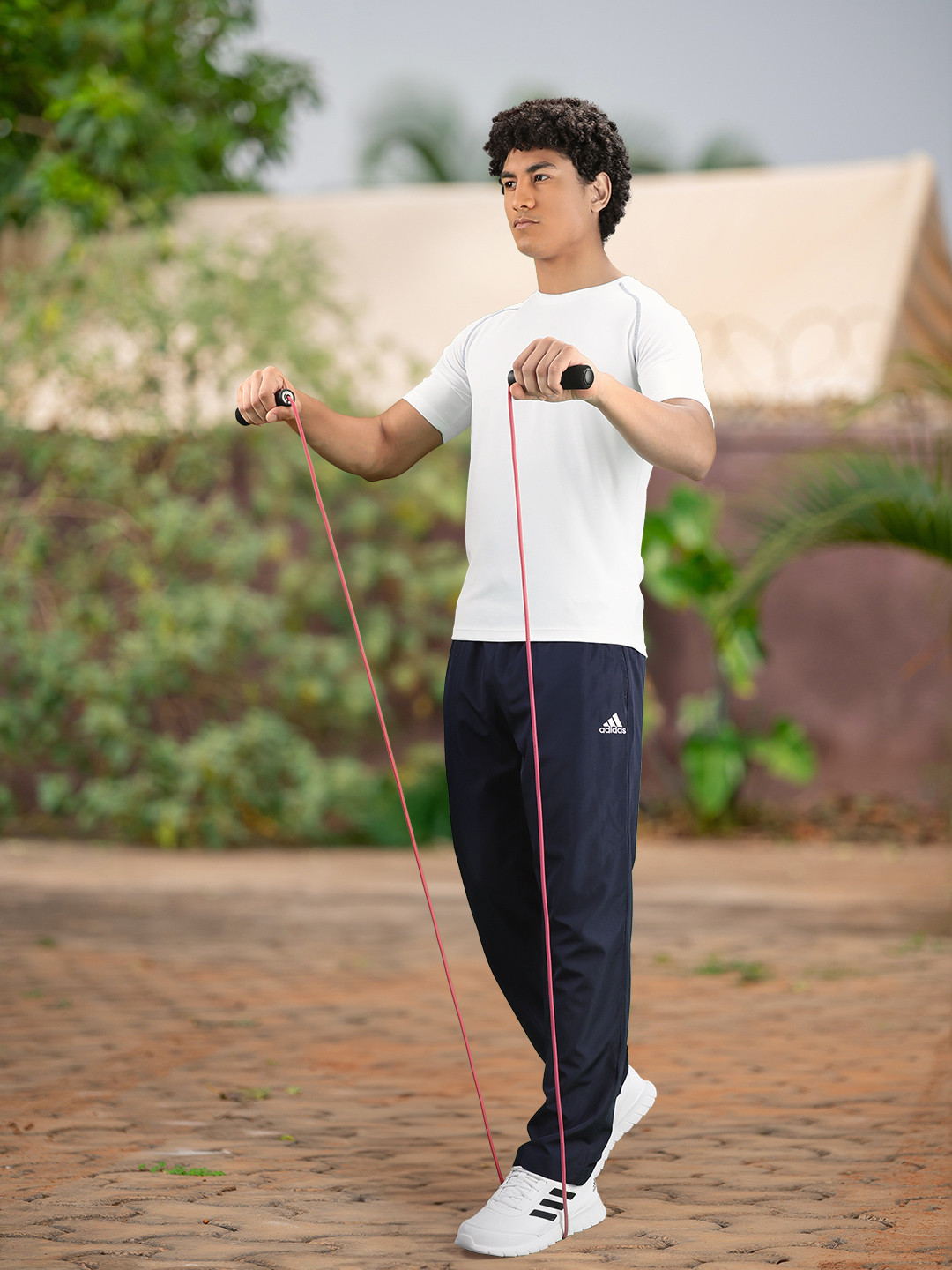 ADIDAS Men Solid Aeroready Technology Standard Track Pants