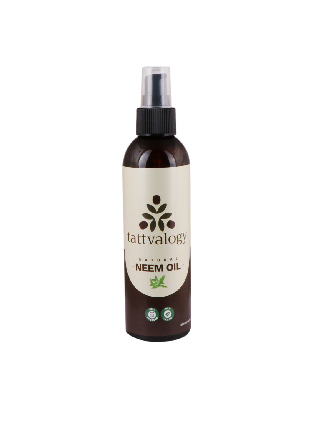 Tattvalogy Pure & Organic Cold-Pressed Natural Neem Hair Oil - 200 ml
