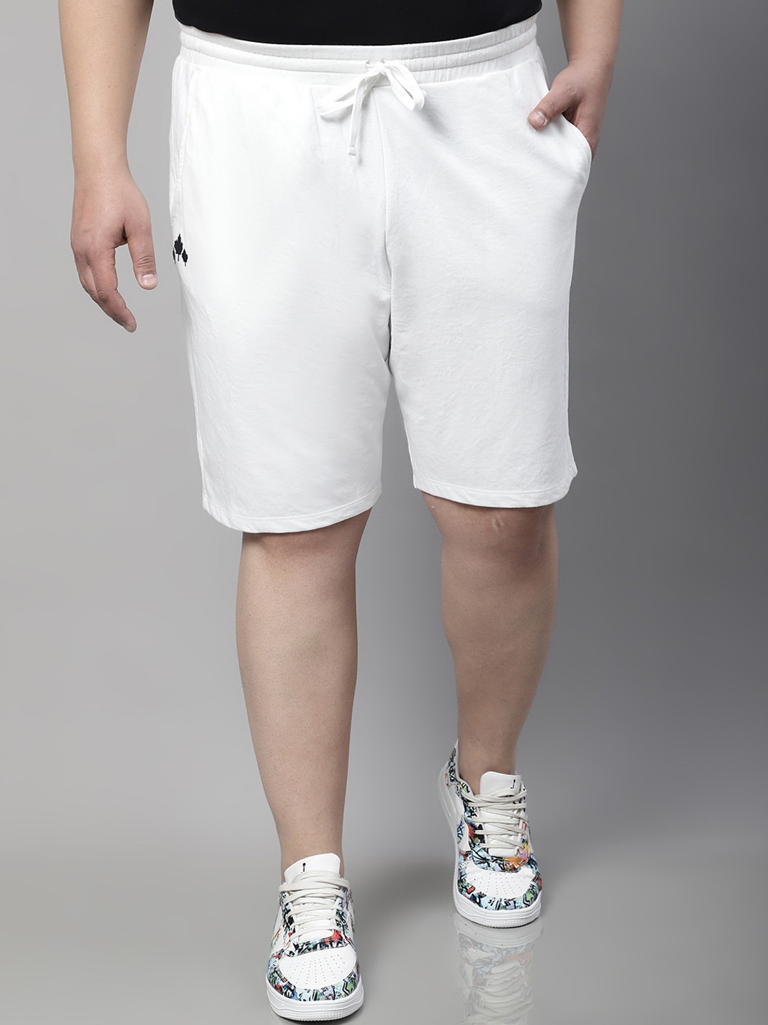 Rute Men Plus Size Pure Cotton Rapid Dry Running Shorts