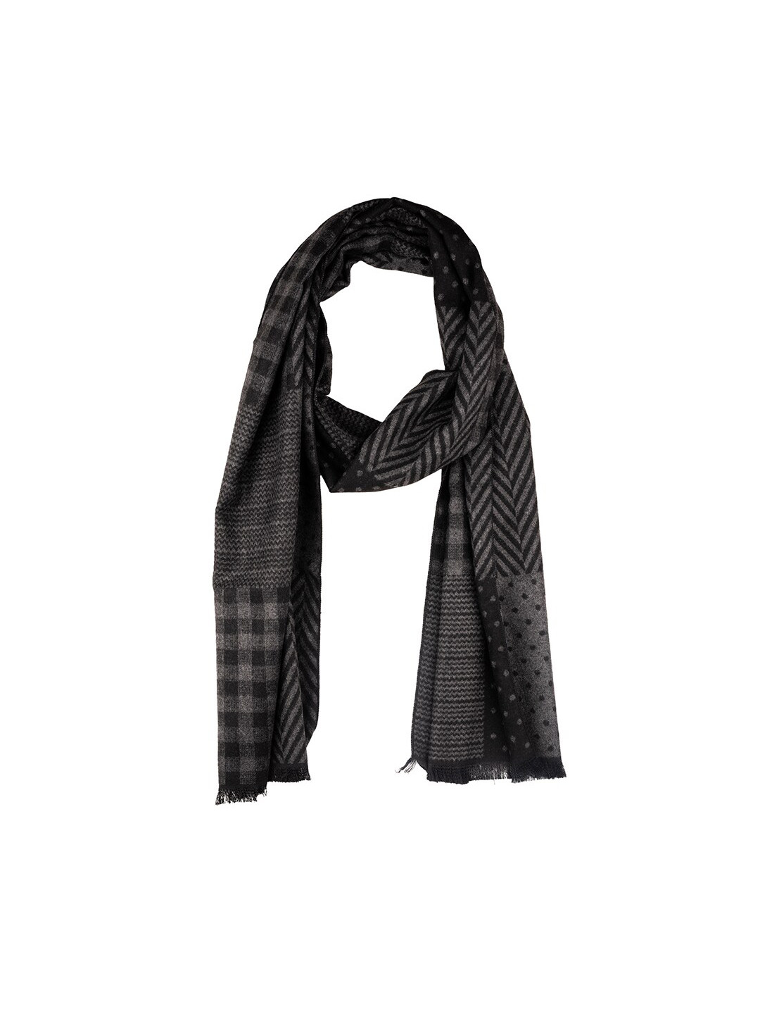 The Tie Hub Men Woolen Checked Scarf