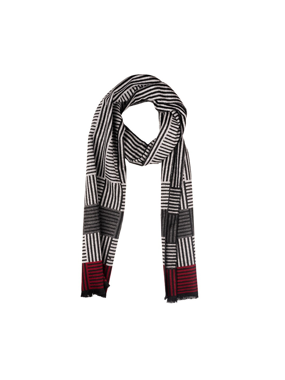 The Tie Hub Men Woolen Printed Scarf