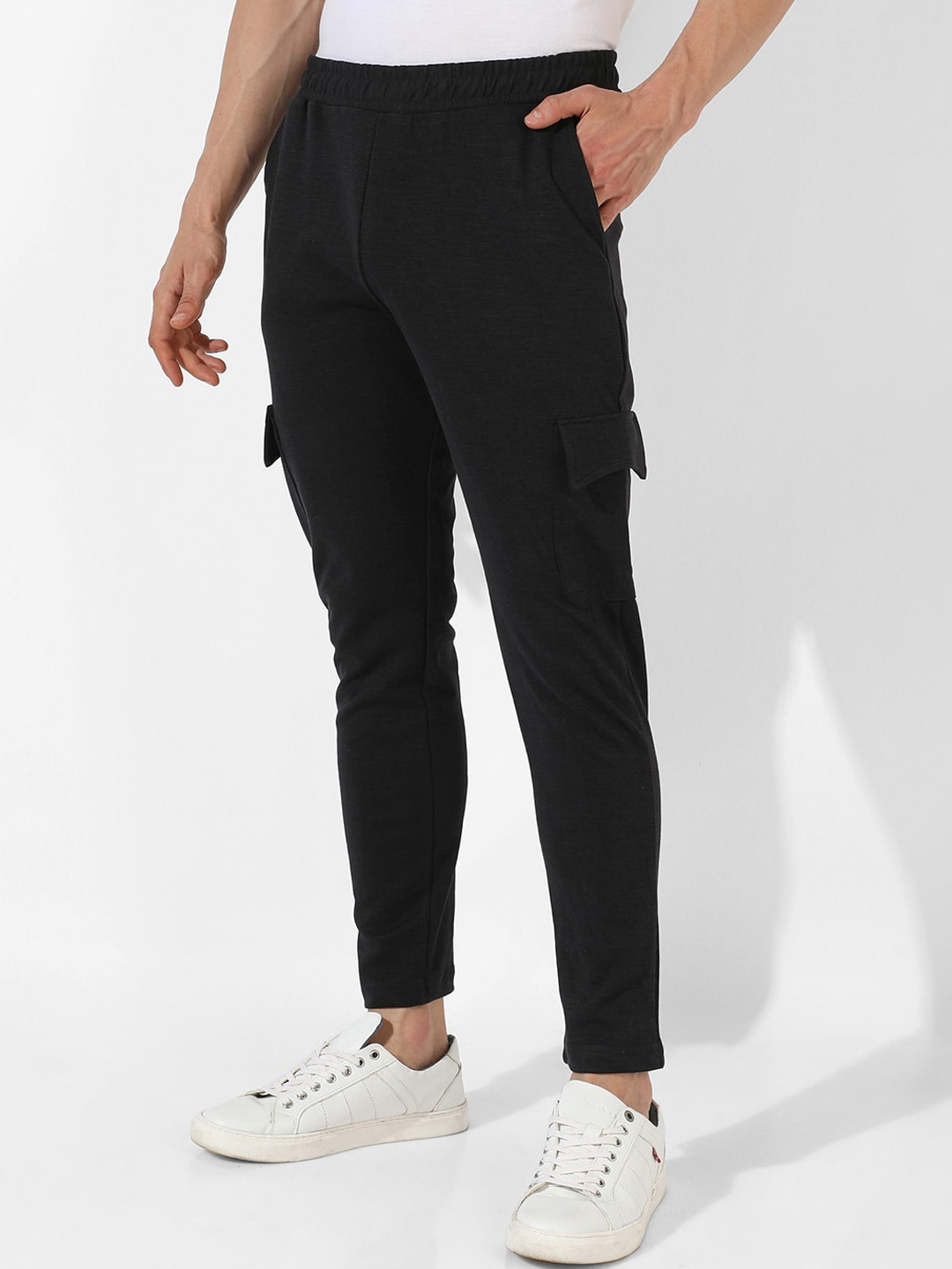 Campus Sutra Men Regular Fit Cotton Comfortable Track Pants