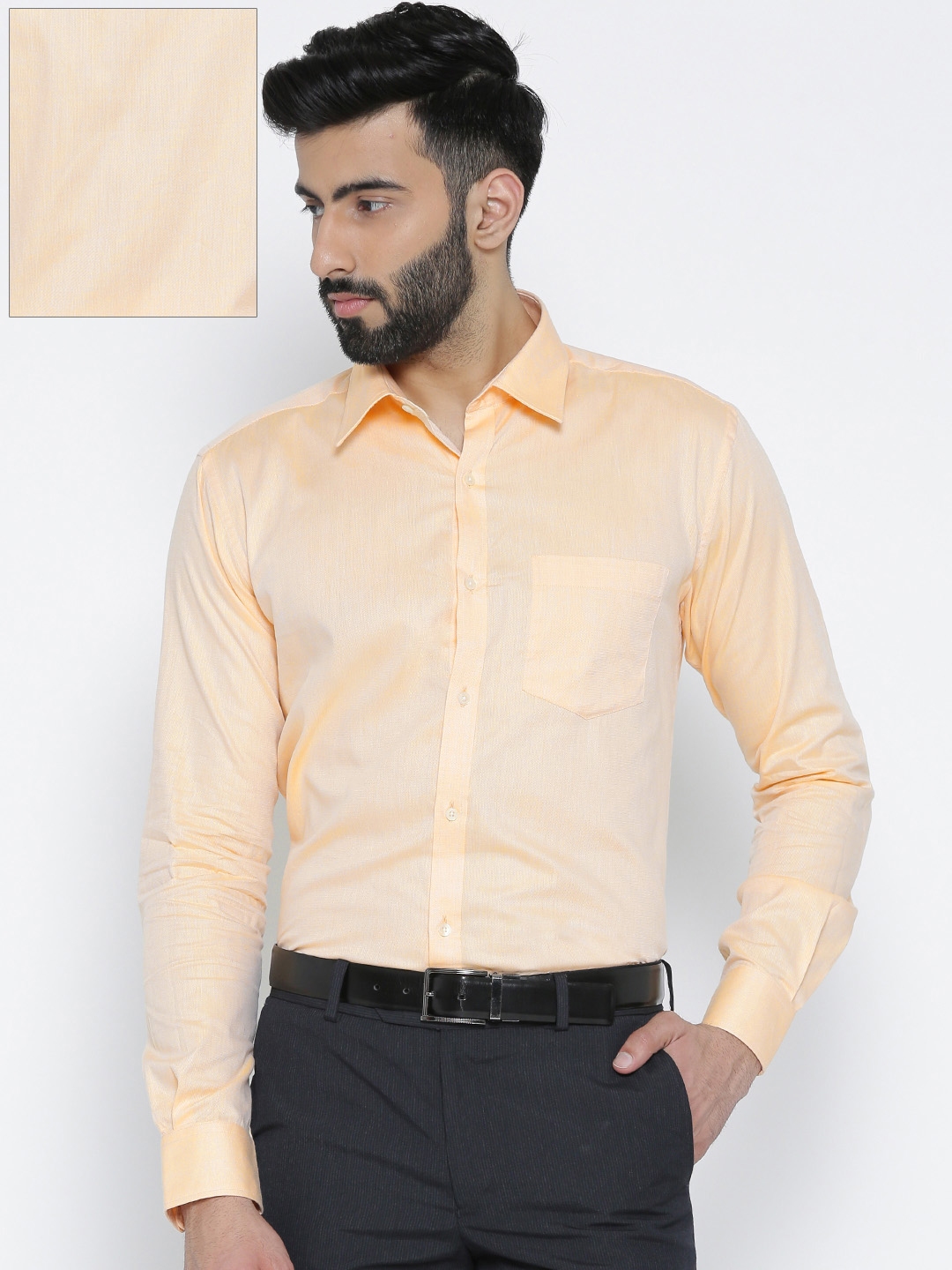 light orange formal shirt