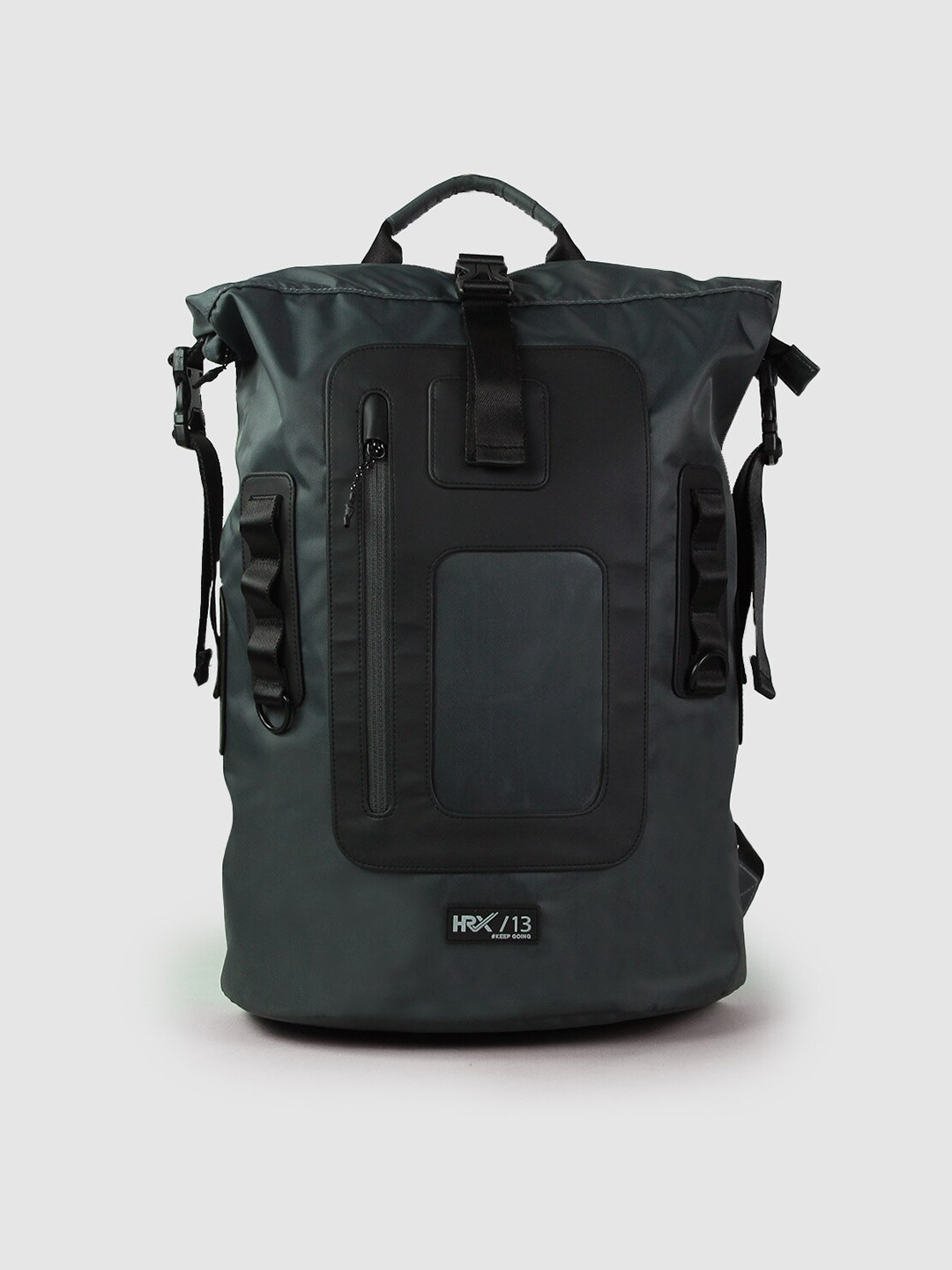 HRX by Hrithik Roshan Roll Top Zip Closure Backpack