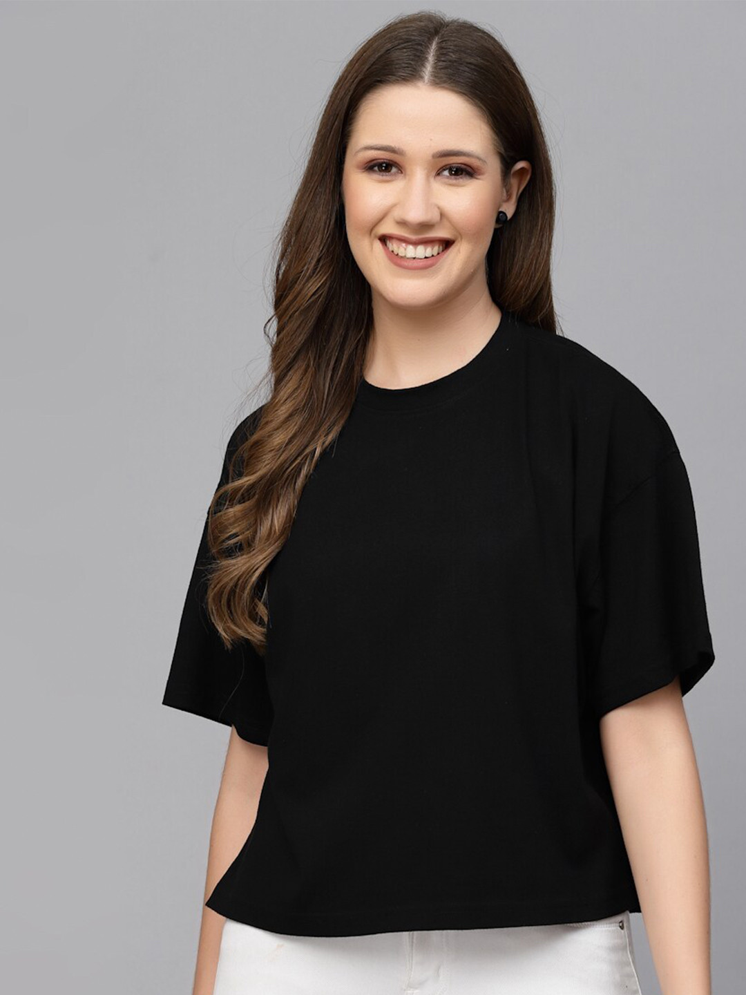 Strong And Brave Odour Free Black T-Shirt