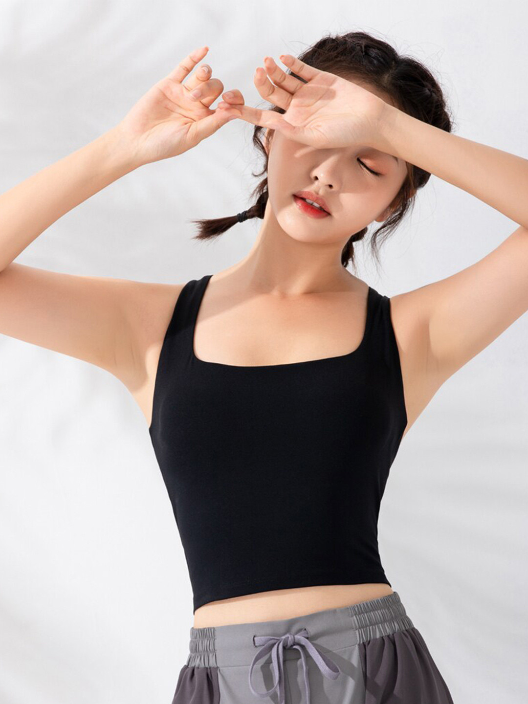 JC Collection Full Coverage Lightly Padded All Day Comfort Rapid-Dry Sports Bra