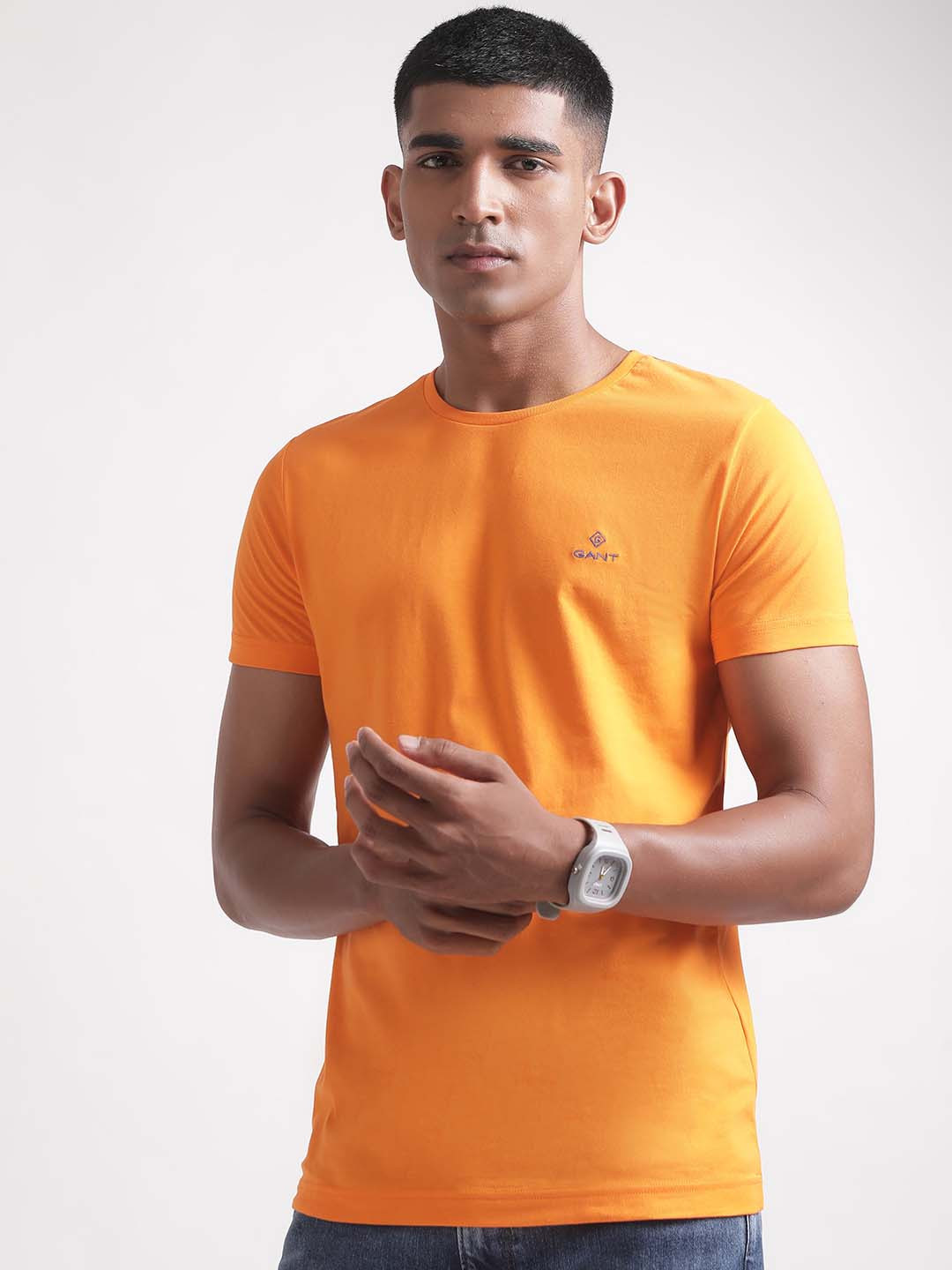 GANT Round Neck Cotton T-shirt