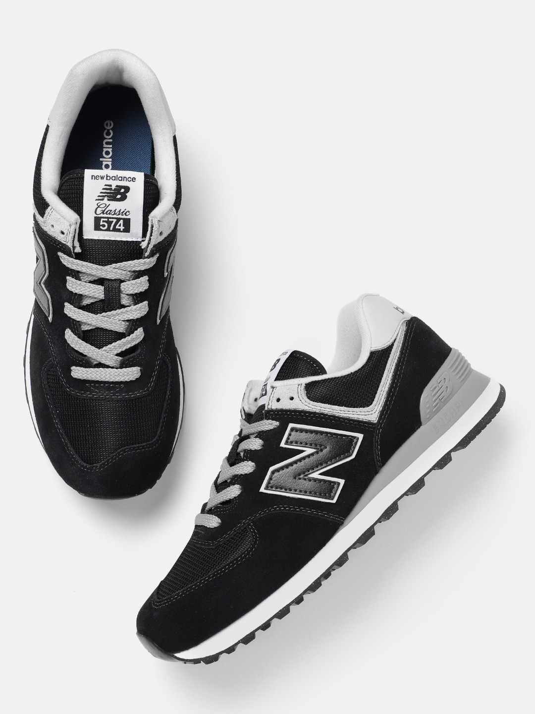 New Balance 574 BLACK Men Casual Shoes
