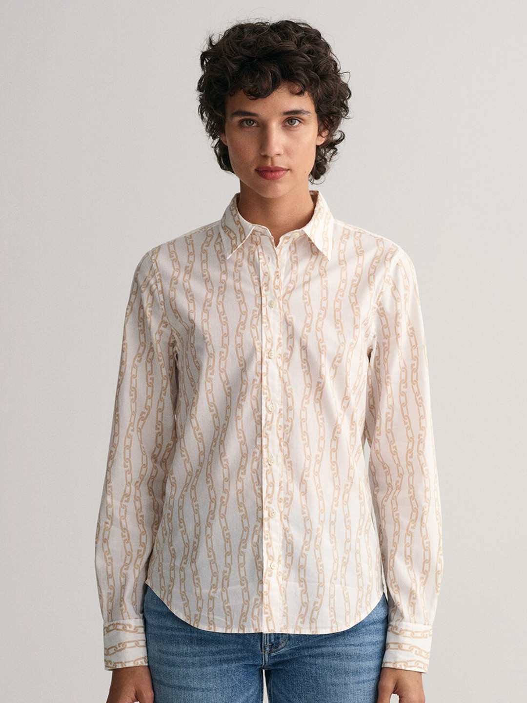 GANT Abstract Printed Cotton Shirt
