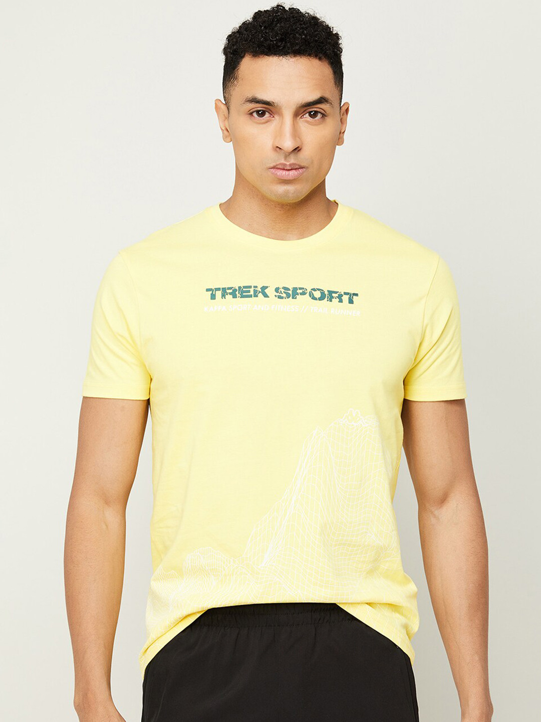 Kappa Typography Printed Cotton T-shirt