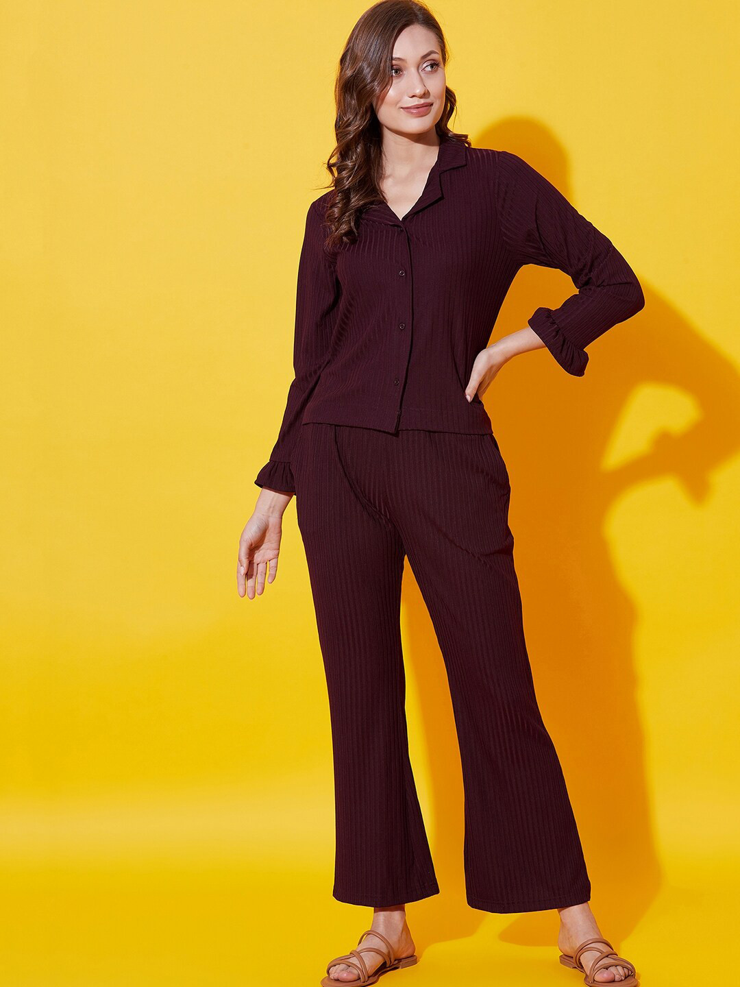 The Kaftan Company Striped Night Suit