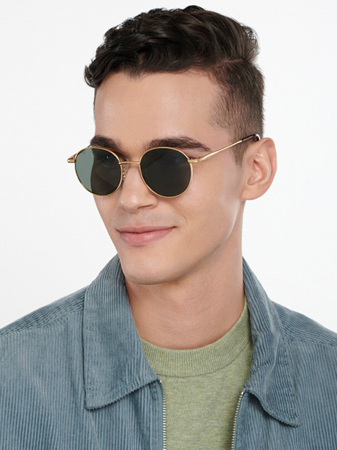 Vincent Chase by Lenskart Round Sunglasses with Polarised & UV Protected Lens 149277