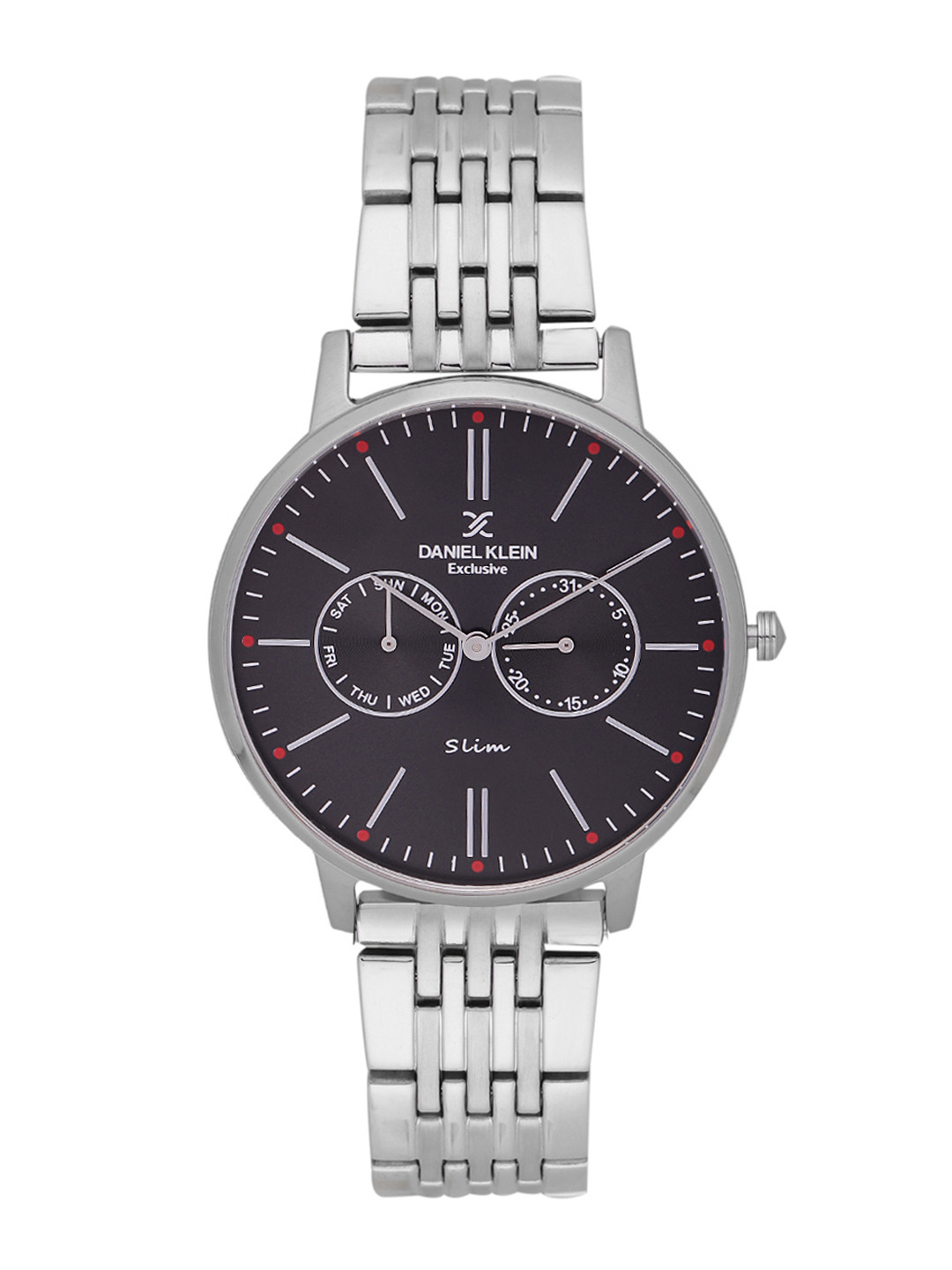 Daniel Klein Exclusive Slim Men Black Multifunction Watch DK11313-6