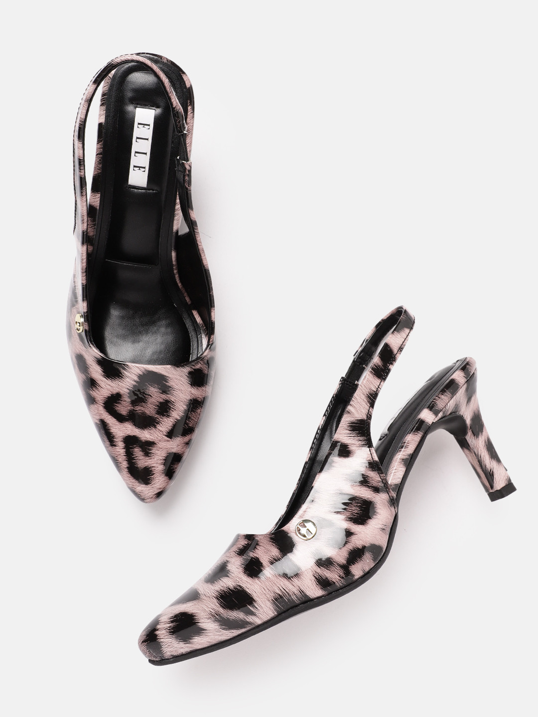 ELLE Women Animal Printed Slim Pump Heel