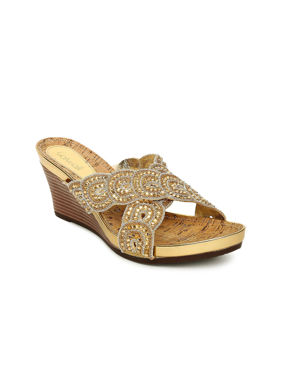 golden heels myntra