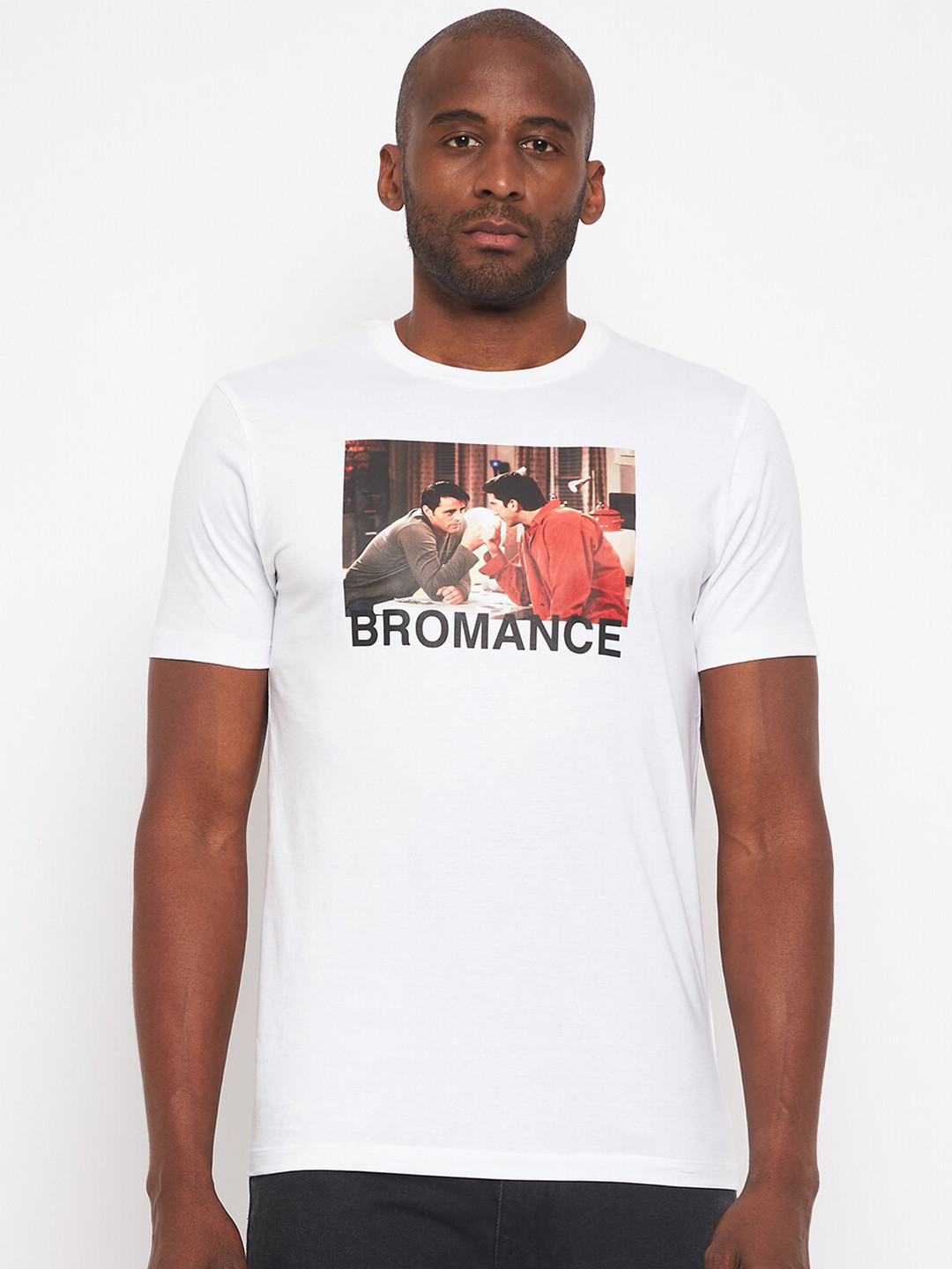 Wear Your Mind Friends Graphic Printed Pure Cotton T-shirt