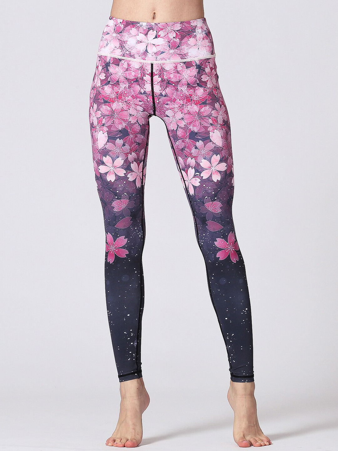 JC Collection Women Printed Rapid-Dry Technology Tights