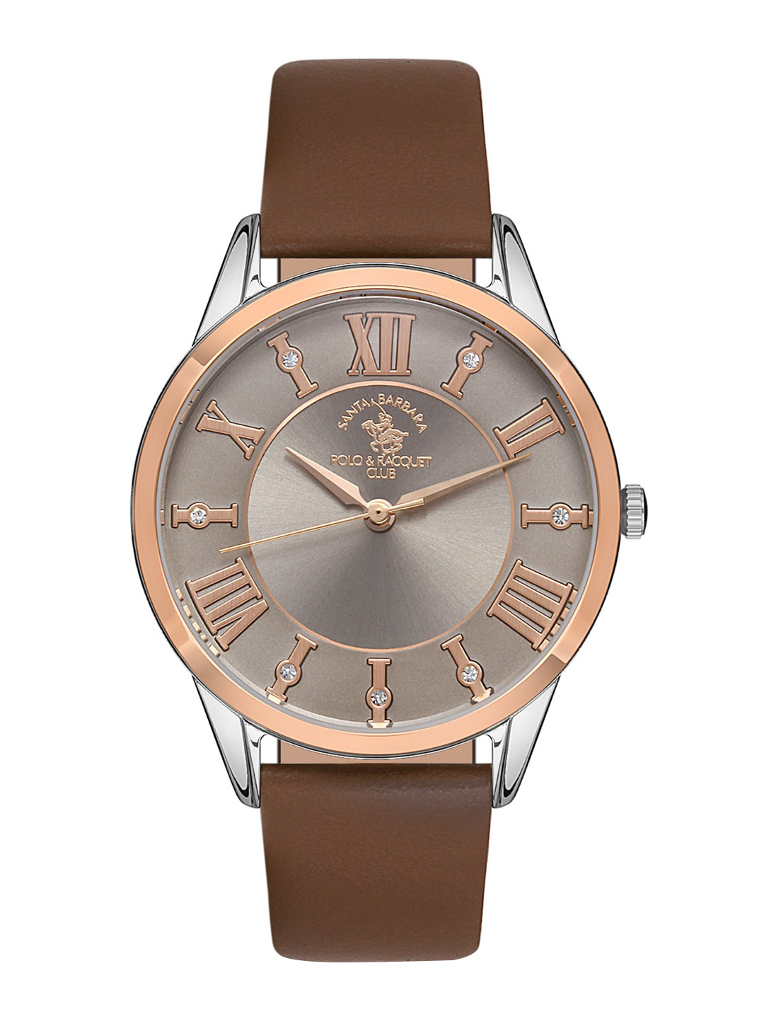 SANTA BARBARA POLO & RACQUET CLUB Women Leather Straps Analogue Watch SB.1.10435
