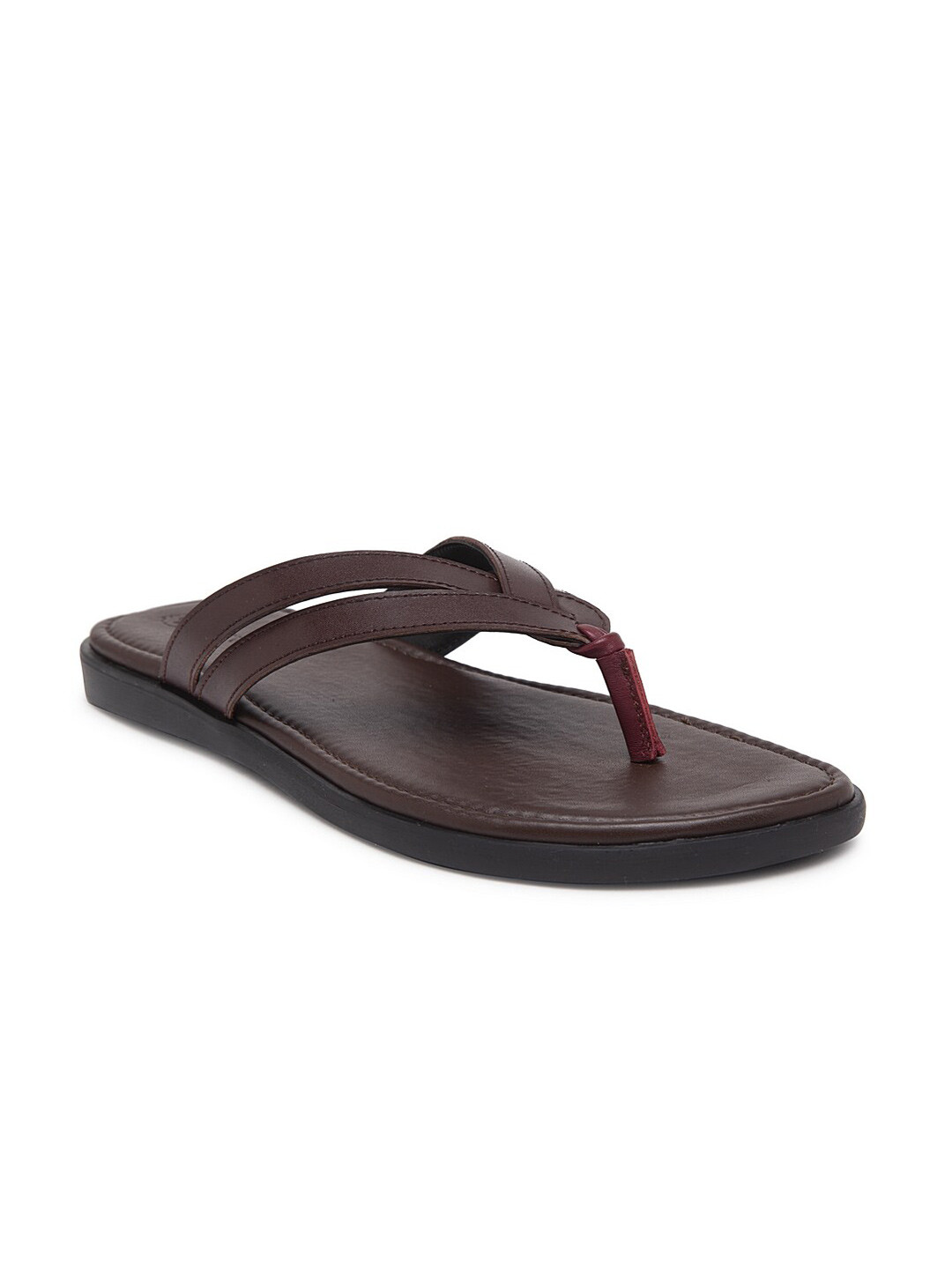 BEAVER Men Open Toe Leather Comfort Sandals