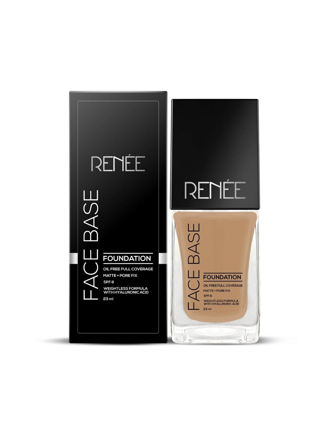 Renee Face Base Oil-Free Matte+Pore Fix Liquid Foundation with Hyaluron 23 ml - Vienna