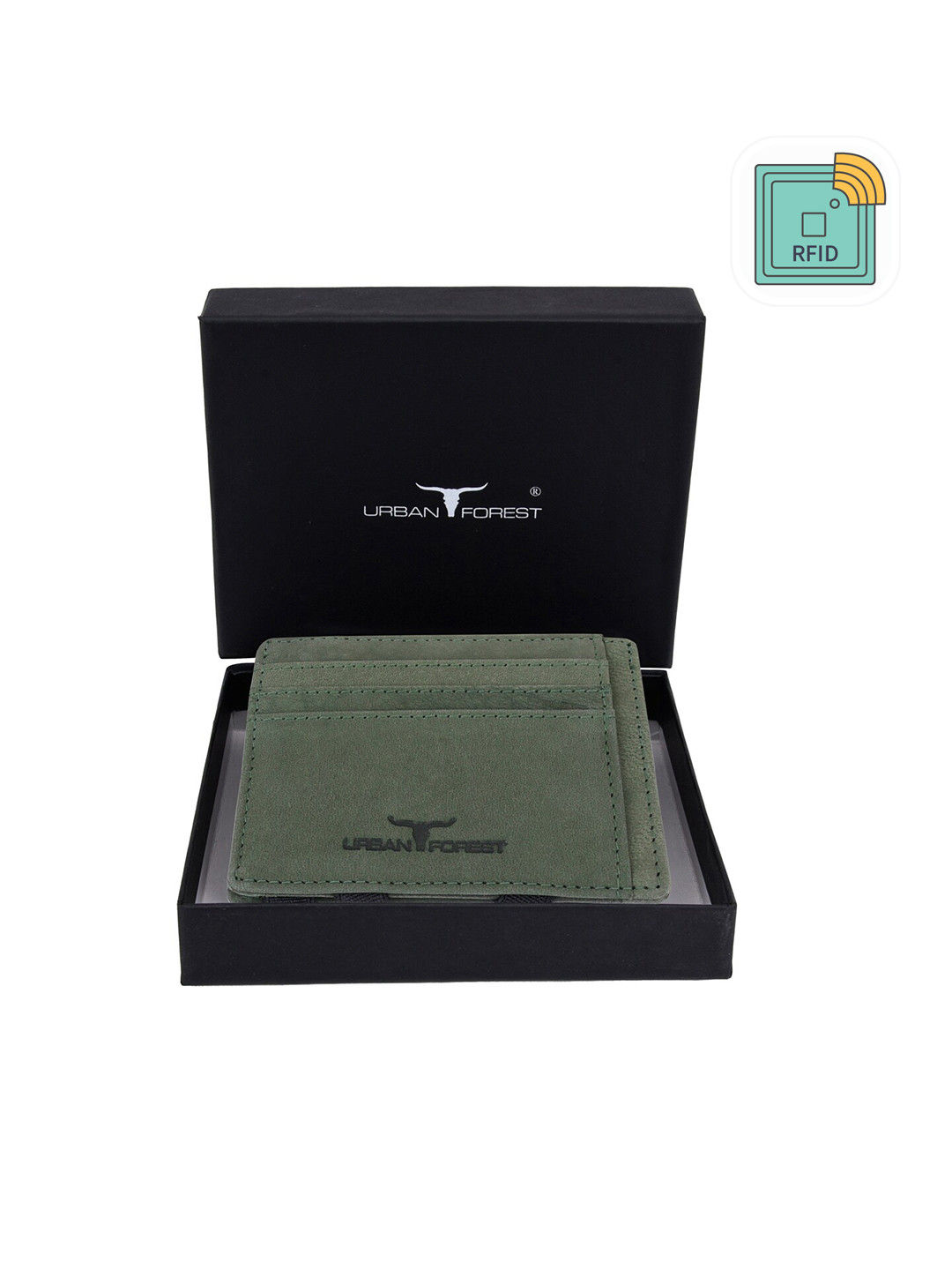 URBAN FOREST Men RFID Blocking Leather Magic Wallet
