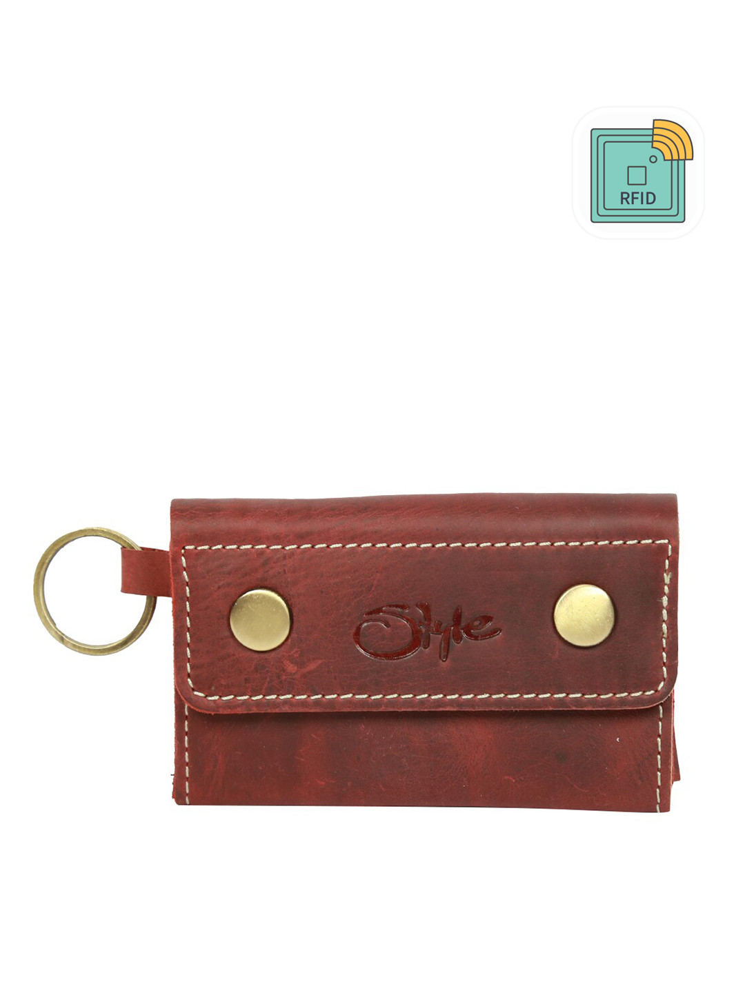 Style Shoes RFID Blocking Leather Credit Card Holder