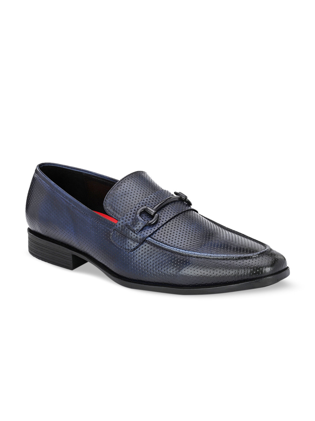 Harrytech London Men Textured Leather Formal Loafers