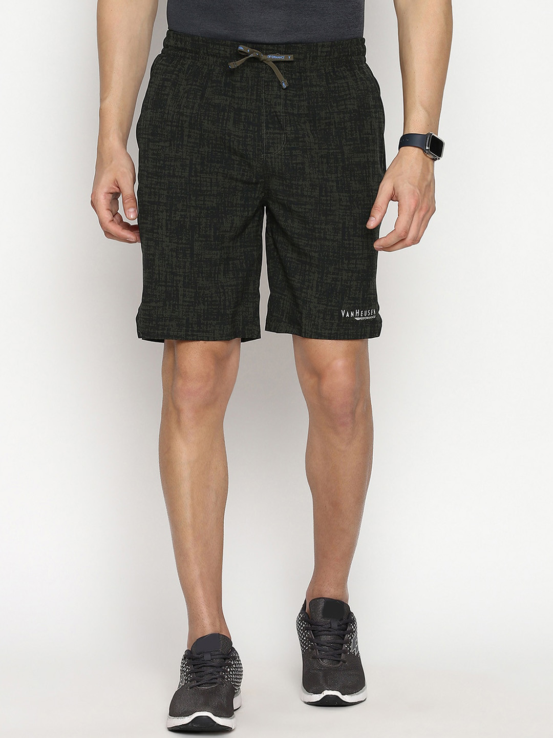 Van Heusen Innerwear Performance Men Allover Print Swift Dry High Stretch Woven Shorts