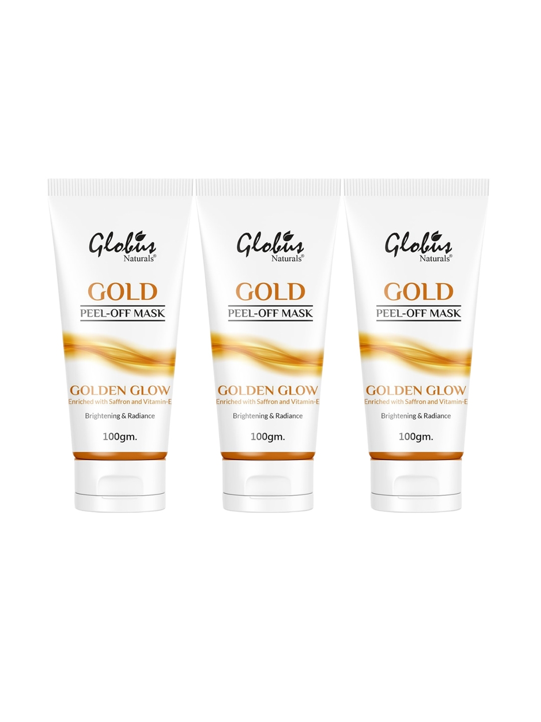 Buy Globus Naturals Gold Set Of 3 Peel Off Mask With Vitamin E