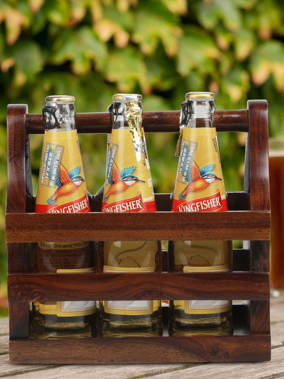 GLOBALLY INDIAN Brown Bar Accessories