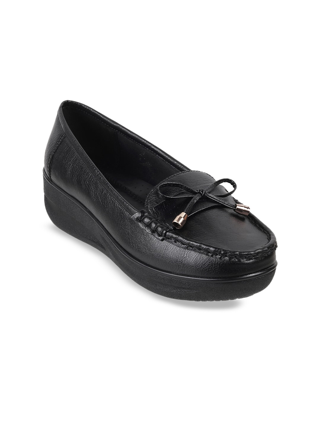 WALKWAY by Metro Pumps Round Toe Wedge Heels with Bows