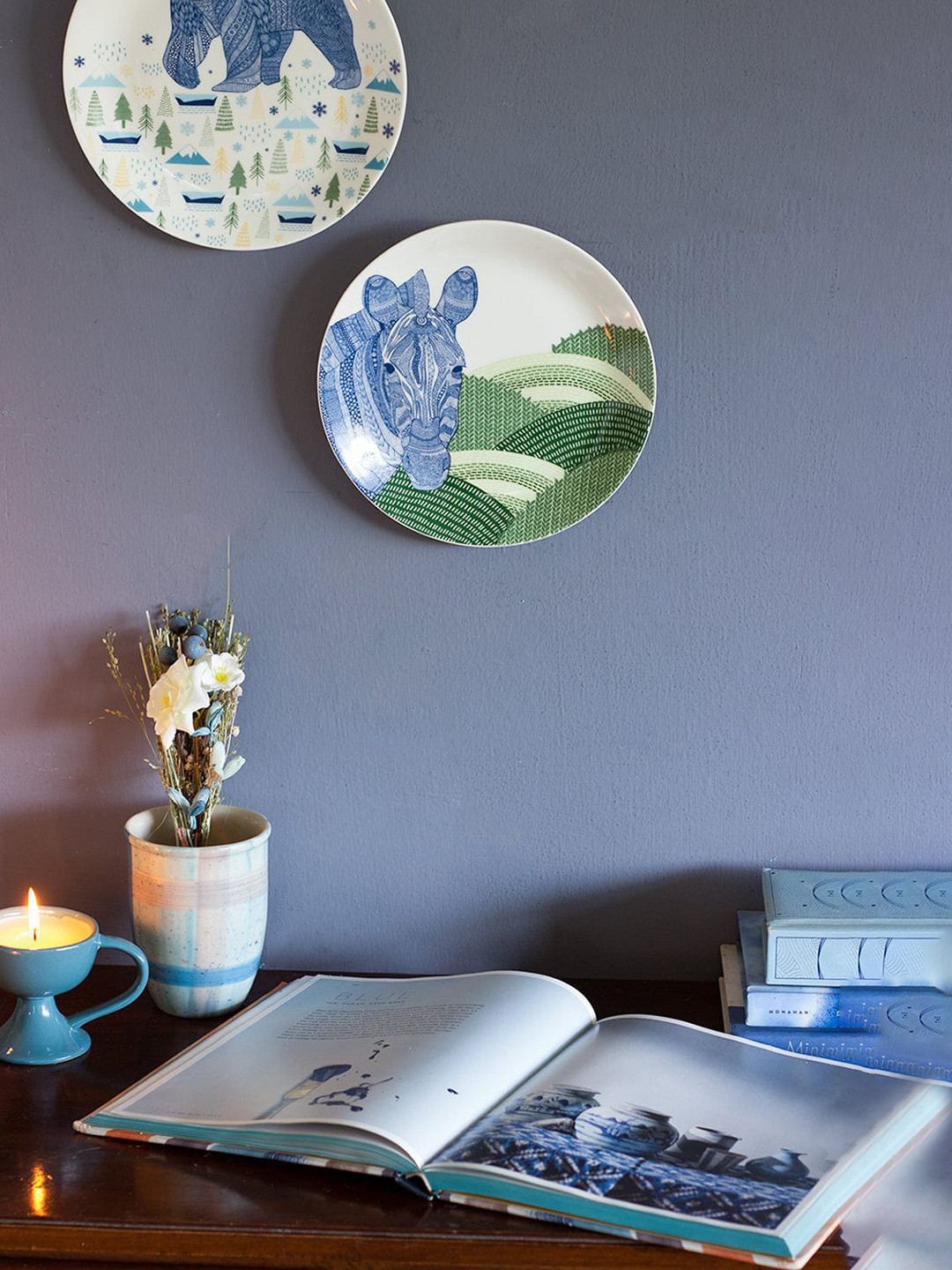 The Wishing Chair The Wishing Chair Animal Illustrative Glossy Wall Plates-8In