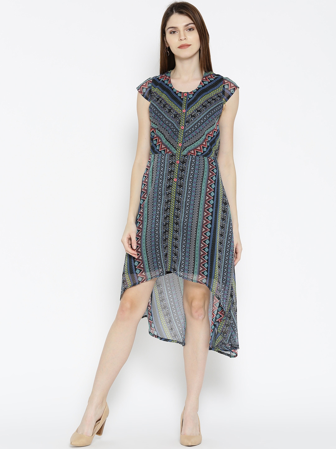 myntra a line dress