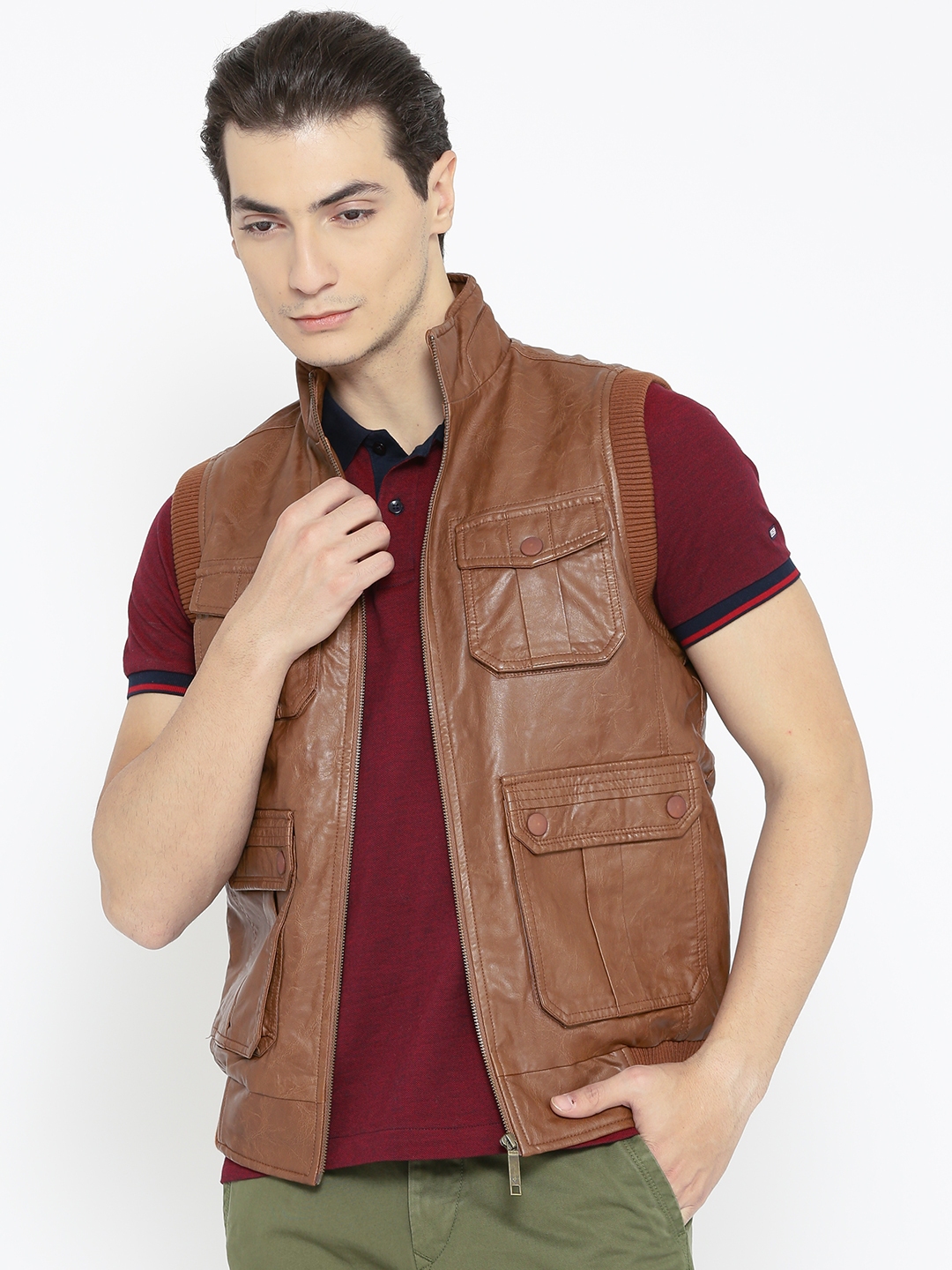 mens sleeveless bomber jackets